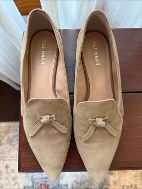 Cole Haan suede Viola Skimmer Loafer